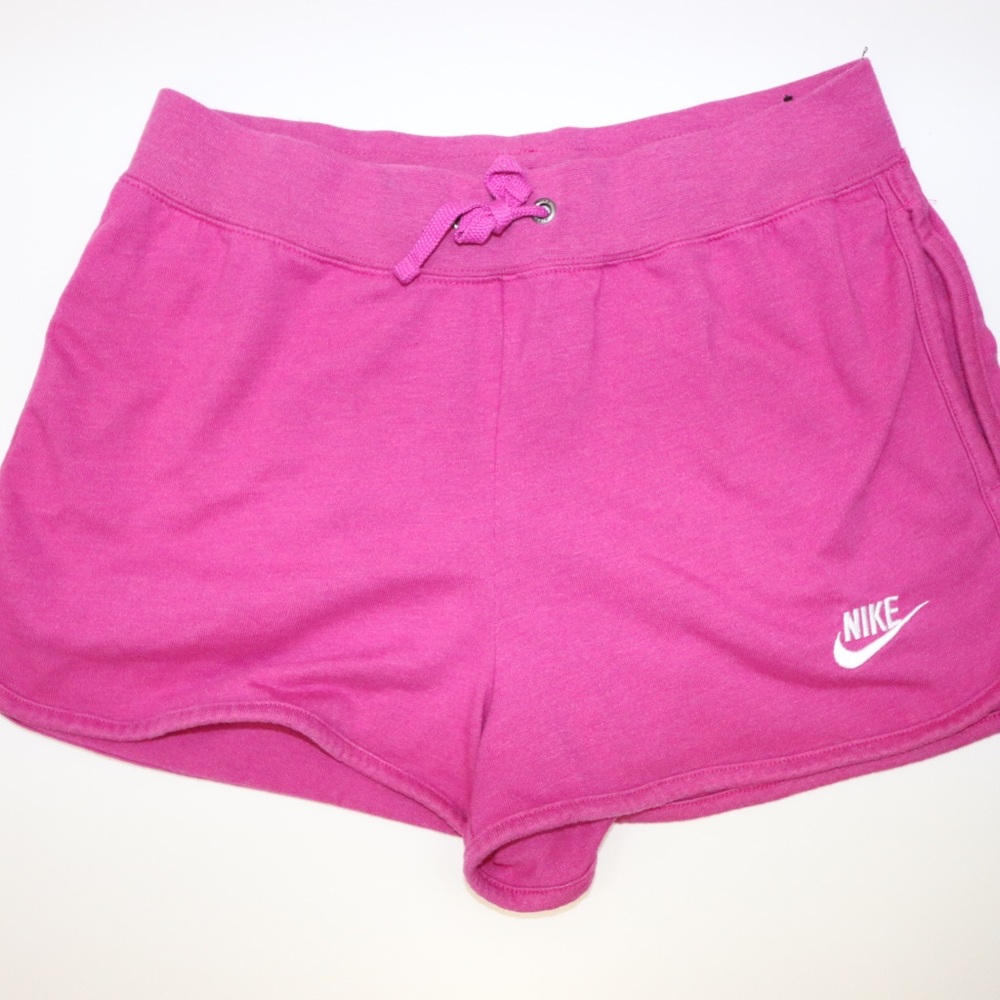 Soft Pink Nike Shorts with Drawstring